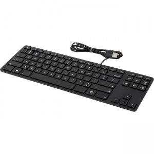 Matias FK308PCBB Wired Aluminum Tenkeyless Keyboard for PC - Black