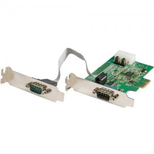 StarTech.com PEX2S953LP 2-Port RS232 Serial Adapter Card with 16950 UART