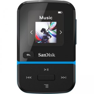 SanDisk SDMX30-016G-G46B Clip Sport Go 16GB Flash MP3 Player