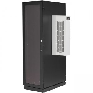 Black Box CC42U12000M6-230-R3 ClimateCab NEMA 12 Server Cabinet with 12000-BTU AC - 42U, M6 Rails, 230V