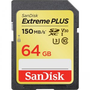 SanDisk SDSDXW6-064G-ANCIN 64GB Extreme PLUS SDXC Card
