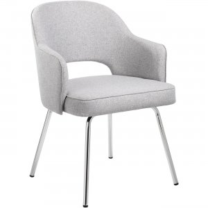 Boss B489C-GR Granite Linen Guest Chair