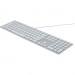 Matias FK318LS RGB Backlit Wired Aluminum Keyboard for Mac - Silver