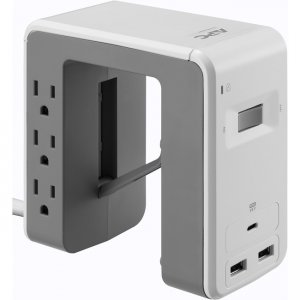 APC by Schneider Electric PE6U21W SurgeArrest Essential 6-Outlet Surge Suppressor/Protector