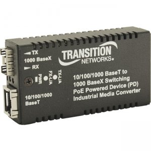 Transition Networks M/GE-ISW-SFP-01-PD-UTX M/GE-xSW-SFP-01-xx-UxX Transceiver/Media Converter