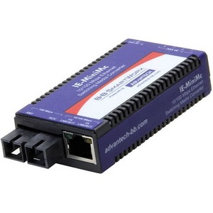 Advantech IMC-350I-M8-PS 10/100Mbps Miniature Media Converter