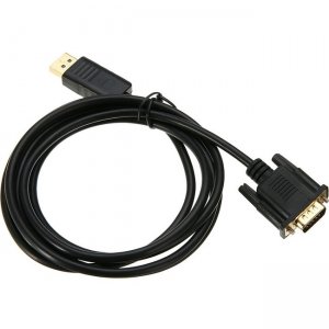 4XEM 4XDPVGA1FT 1FT DisplayPort To VGA Adapter Cable - Black