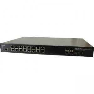 Transition Networks SISPM1040-3166-L-NA Managed Hardened Gigabit Ethernet PoE+ Rack Mountable Switch