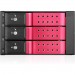 iStarUSA BPN-DE230HD-RED Trayless 2x 5.25" to 3x 3.5" 12Gb/s HDD Hot-swap Rack