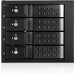 iStarUSA BPN-DE340HD-BLACK Trayless 3x 5.25" to 4x 3.5" 12Gb/s HDD Hot-swap Rack