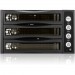 iStarUSA BPU-230HD-BPL 2x 5.25" to 3x 3.5" 2.5" 12Gb/s HDD SSD Hot-swap Rack