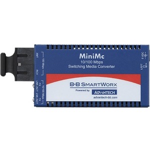 Advantech IMC-350-M8ST-PS-A 10/100Mbps Miniature Media Converter with LFPT