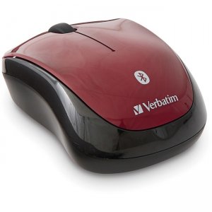 Verbatim 70240 Bluetooth Wireless Tablet Multi-Trac Blue LED Mouse - Garnet