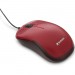 Verbatim 70234 Silent Corded Optical Mouse - Red