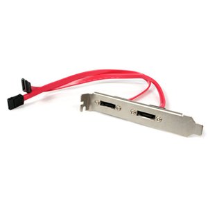 StarTech.com ESATAPLATE2 SATA to eSATA Slot Plate Bracket