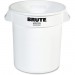 Rubbermaid Commercial 261000WH Brute Round 10-Gal Container RCP261000WH