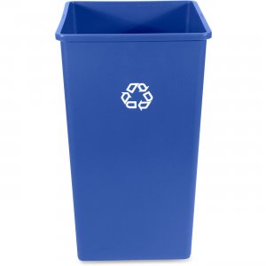 Rubbermaid Commercial 395973BE 50-Gallon Square Recycling Container RCP395973BE