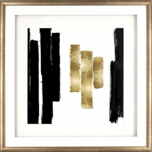 Lorell 04476 Blocks Design Framed Abstract Artwork LLR04476