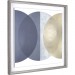 Lorell 04474 Circle Design Framed Abstract Art LLR04474