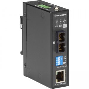 Black Box LMC281A LMC280 Series Fast Ethernet Industrial Media Converter - Multimode SC