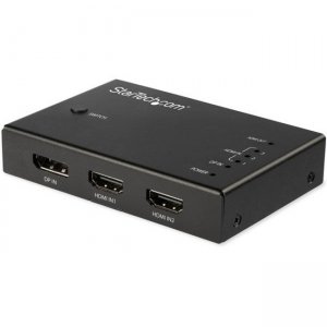StarTech.com VS421HDDP 4-Port HDMI Video Switch - 3x HDMI and 1x DisplayPort - 4K 60Hz
