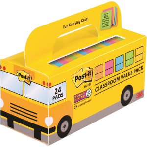 Post-it 65424SSBUS Notes Super Sticky Classroom Value Pack MMM65424SSBUS