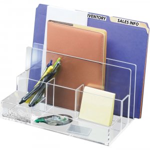 Kantek AD245 Acrylic File Sorter Desk Organizer KTKAD245