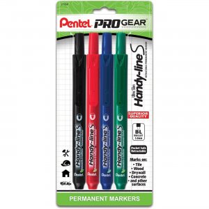 Pentel NXS15PGBP4M PROGear 3.0mm Ultra Slim Hand-lines Marker PENNXS15PGBP4M