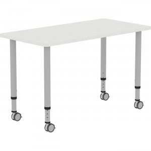 Lorell 69581 Height-adjustable 48" Rectangular Table LLR69581
