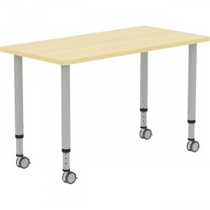 Lorell 69582 Height-adjustable 48" Rectangular Table LLR69582