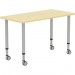 Lorell 69582 Height-adjustable 48" Rectangular Table LLR69582