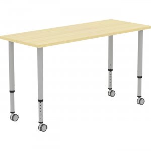 Lorell 69580 Height-adjustable 60" Rectangular Table LLR69580