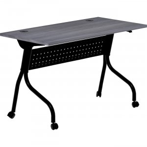 Lorell 59489 Charcoal Flip Top Training Table LLR59489
