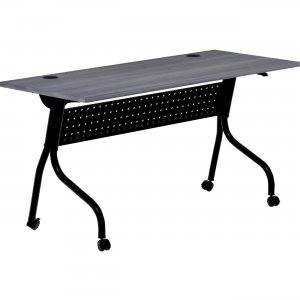 Lorell 59487 Charcoal Flip Top Training Table LLR59487