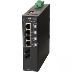 Omnitron Systems 3200-0-14-2Z RuggedNet GHPoE/Si Ethernet Switch