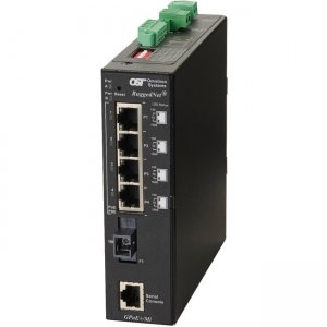 Omnitron Systems 9551-1-14-2Z RuggedNet GPoE+/Mi Ethernet Switch