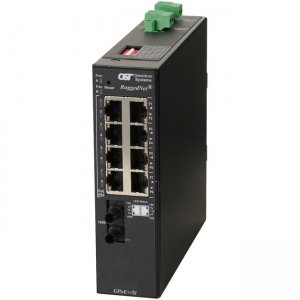 Omnitron Systems 9560-0-18-2Z RuggedNet GPoE+/Si Ethernet Switch