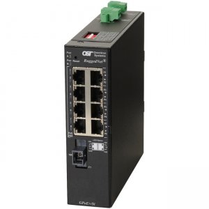 Omnitron Systems 9571-1-18-2Z RuggedNet GPoE+/Si Ethernet Switch