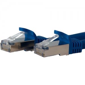 StarTech.com C6ASPAT10BL 10 ft Blue Shielded Snagless 10 Gigabit RJ45 STP Cat6a Patch Cable