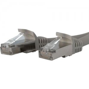 StarTech.com C6ASPAT14GR 14 ft Gray Shielded Snagless 10 Gigabit RJ45 STP Cat6a Patch Cable