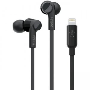 Belkin G3H0001BTBLK ROCKSTAR Headphones with Lightning Connector