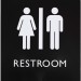 Lorell 02654 Restroom Sign LLR02654