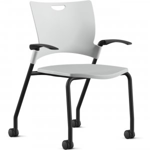 9 to 5 Seating 1315A12BFP05 Bella Fixed Arms Mobile Stack Chair NTF1315A12BFP05