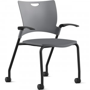 9 to 5 Seating 1315A12BFP14 Bella Fixed Arms Mobile Stack Chair NTF1315A12BFP14