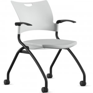 9 to 5 Seating 1320A12BFP05 Bella Fixed Arms Mobile Nesting Chair NTF1320A12BFP05