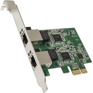 SYBA SD-PEX24066 Dual 2.5 Gigabit Ethernet PCI-e x1 Network Card