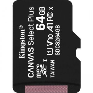 Kingston SDCS2/64GBSP Canvas Select Plus microSD Card With Android A1 Performance Class