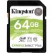 Kingston SDS2/64GB Canvas Select Plus SD Card For HD 1080p And 4K Video Cameras
