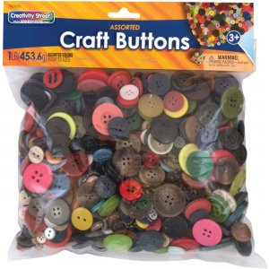 Pacon 6121 Craft Button Variety Pack PAC6121
