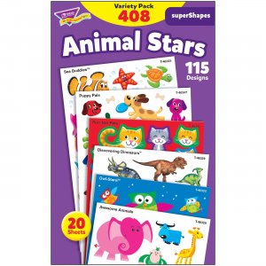 TREND 46928 Animal Fun Stickers Variety Pack TEP46928